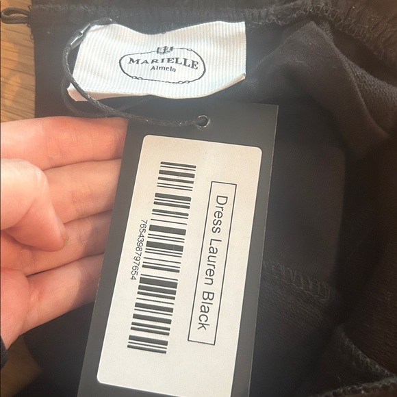 NWT Chic Black MARIELLE Ruffle Midi Dress - Picture 9 of 11